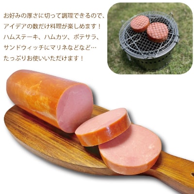 銀河フーズ　ロースハムロング1.7kg【業務用】