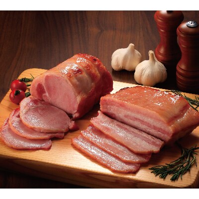銀河フーズ　岩手県産豚肉使用 塩こうじロースハム・ベーコンギフトセット