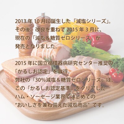 銀河フーズ <減塩&糖質ゼロ>ロースハム・ベーコン・ウインナー詰め合わせ(10個入りセット)