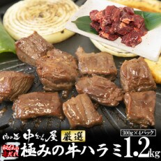 肉の匠中むら屋厳選　極みの牛ハラミ秘伝の赤だれ1.2kg