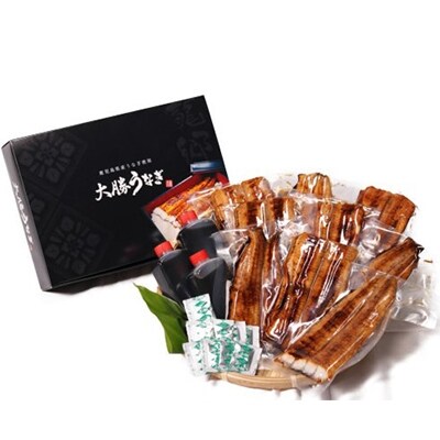 鹿児島県産 うなぎ蒲焼 約70g×9枚〔タレ・山椒付〕