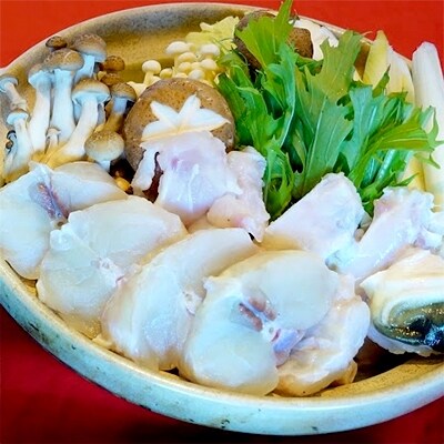 吉宝ふぐ【梅】コース(30cmプラ皿盛り・2~3人前)