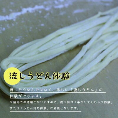 小平の里　流しうどん体験&鍾乳洞　2名様【56】