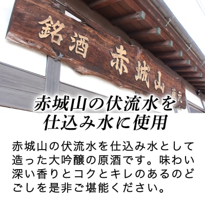 赤城山　特別大吟醸　2本【133】