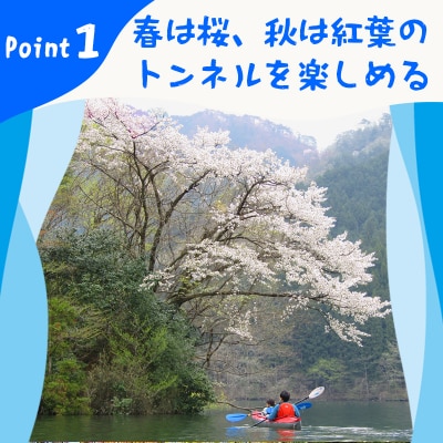 草木湖カヌー半日ツアー(大人2名分)【127】