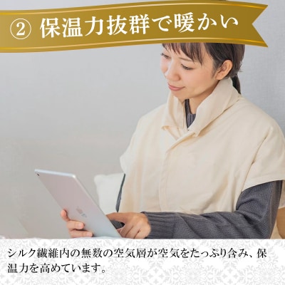 手洗いOK　群馬県産シルクわたの肩当(衿カバー2枚付き)【156】