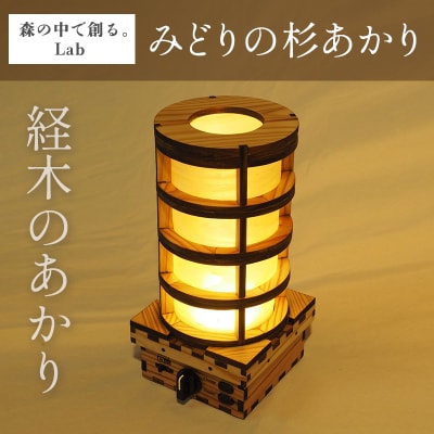 みどりの杉あかり　円筒形タイプ【268】