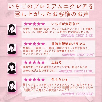 いちごのプレミアムエクレア【282】