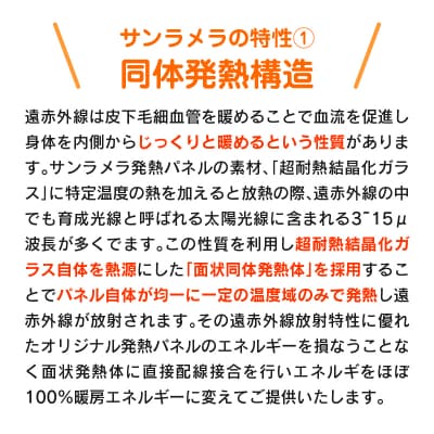 遠赤外線輻射式暖房器サンラメラ 1200w型 Fレッド 【a027】