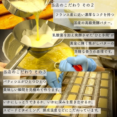 黄金のフィナンシェ(単品・個包装10個入り)【a138】