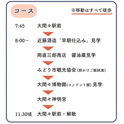 早起きは三文の【得】 まちなか散策【a127】