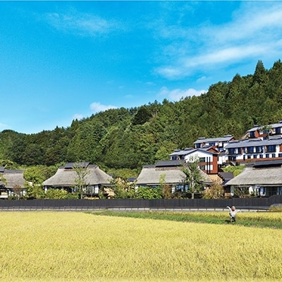 憧れの宿【悠湯里庵】　眺望の別館悠山『平日限定　1泊朝食付きプラン』　2名様宿泊招待券