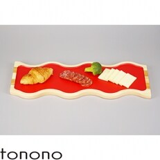tonono フードプレート　konami　L　朱 | ふるさと納税のお礼品
