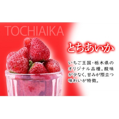 栃木県茂木町産　冷凍いちご　＼鮮度そのまま/完熟とちあいか　500g×2