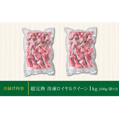 栃木県茂木町産　冷凍いちご　＼鮮度そのまま・幻のいちご/完熟ロイヤルクイーン　500g×2