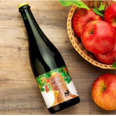 きめ細かい泡 爽快で深い辛口シードル　2021年度産 夏・冬りんごブレンド フルボトル　2本飲み比べ | ふるさと納税のお礼品