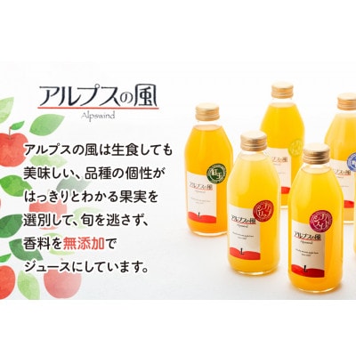 果汁100%ジュースで味わう　品種別リンゴジュース　小瓶10本