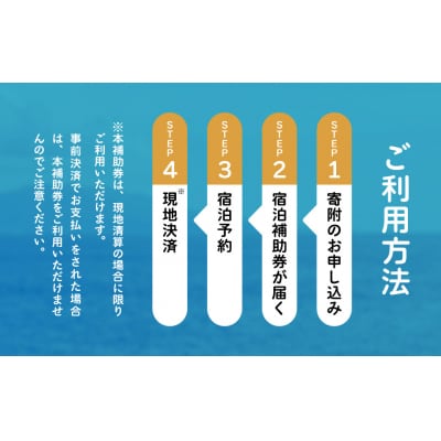 迷ったらコレ!　ひがしいず　満喫　宿泊　補助券　(3千円分)A001/静岡県　東伊豆町