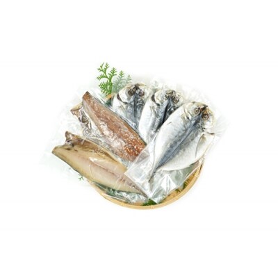 干物 セット (小-2) 1149 / 山長水産 アジ サバ 汐 みりん干し 静岡県 東伊豆町