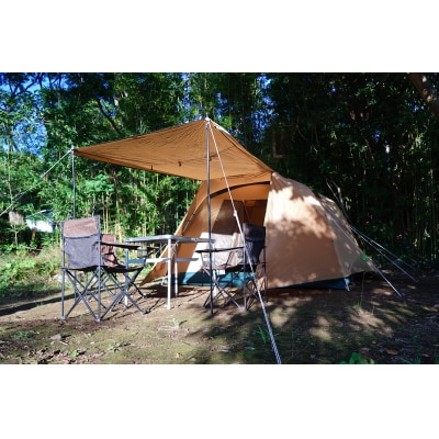 【電源付オートサイト キャンプ道具一式レンタル付】ストーンチェアキャンプ場1区画1泊宿泊券 1262