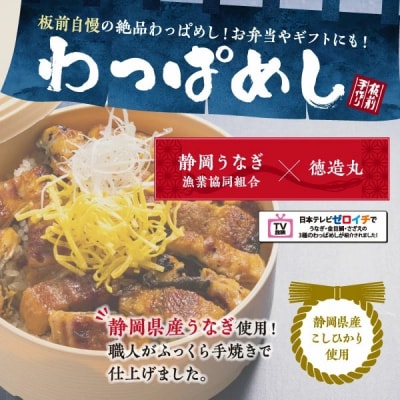 (冷凍)徳造丸 うなぎわっぱめし弁当 3個セット静岡県産うなぎ 海鮮ご飯 1374