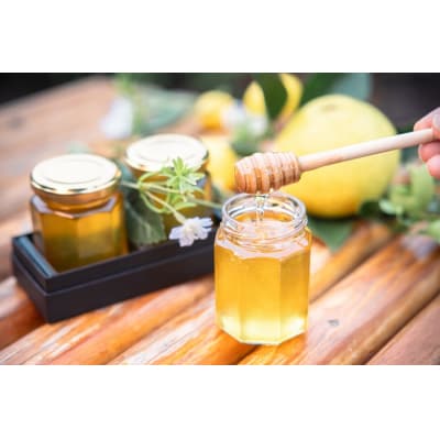 国産百花蜜:伊豆の花々 百花の生はちみつ(贈答用150g×2本) 1379 / Honey・D