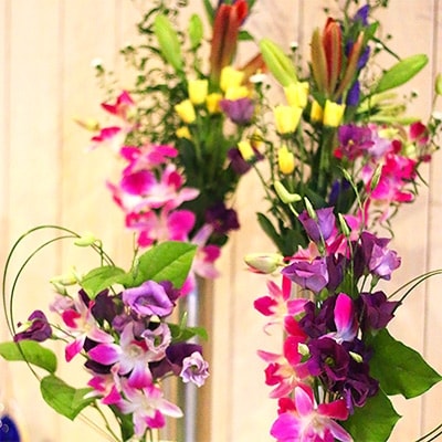お供え花、墓花セット「安らかな祈りのお花」