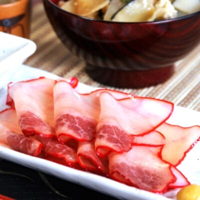 スライスカット済!昔懐かしの鯨ベーコン(100g×4個セット)