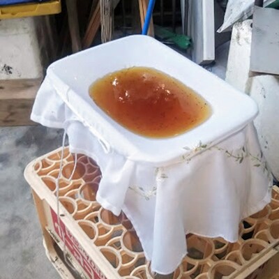 日本ミツバチの天然生はちみつ(百花蜜)270g
