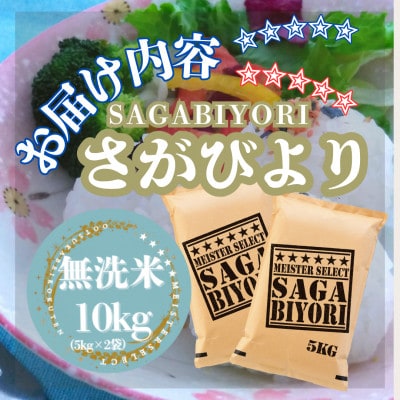 令和7年産【無洗米】さがびより10kg【5kg×2袋】五つ星お米マイスター厳選!