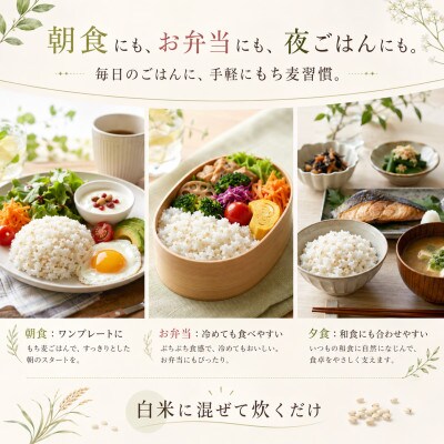 佐賀県産もち麦 キラリモチ 1.5㎏(300g×5袋)白いもち麦 五つ星お米マイスター厳選