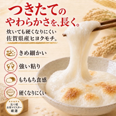 【もち米 精米 6kg】  佐賀県産 ヒヨクモチ (3kg×2袋) (江北町)