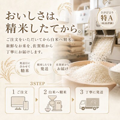 【毎月定期便】さがびより　白米10kg【5kg×2袋】(江北町)全12回