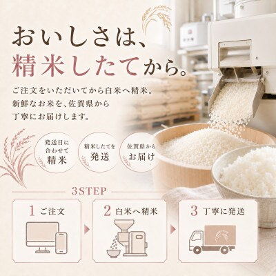【2ヵ月毎定期便】『夢しずく』白米5kg(江北町)全2回