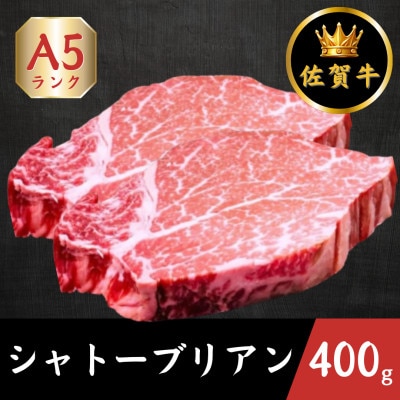 A5ランク佐賀牛シャトーブリアン 計400g(200g×2パック)(江北町)