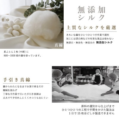 洗える絹ごこち肌ふとん　シングル
