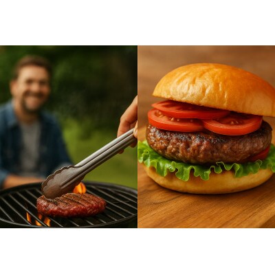 鹿バーガーパティ4個入り