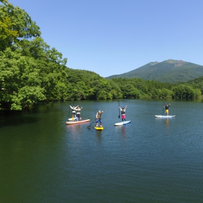 ペアで体験　七ヶ宿　SUP体験・入浴券