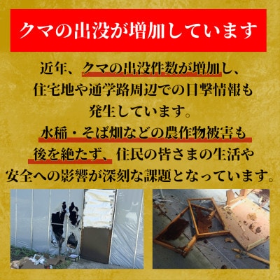 【返礼品なし】クマ被害対策支援(宮城県七ヶ宿町) 3,000円
