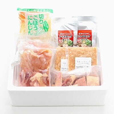 青森シャモロック　地鶏鍋セット(4人前)