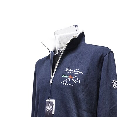 (Mサイズ)シナコバ×若狭湾コラボダブルフェイストレーナー ネイビー