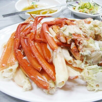 【2019年12月発送】薄味仕上げの冷凍ボイルズワイガニ足約2kg×1箱
