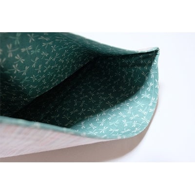 村山大島紬　Clutch　Bag　(白色)