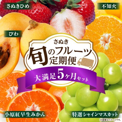 【発送月固定定期便】三木町フルーツ定期便全5回