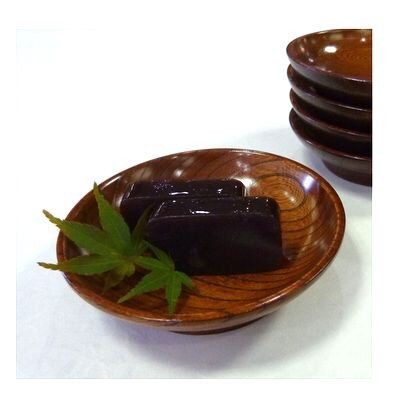 【香川漆器】椿皿　欅　5寸