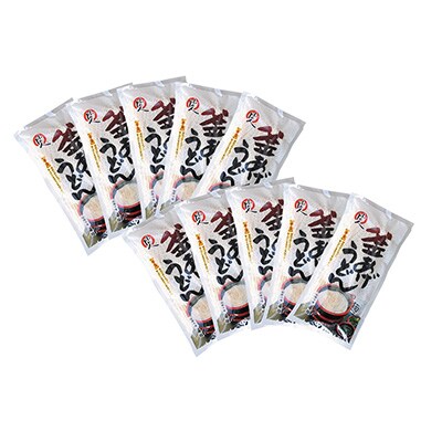【発送月固定定期便】藤麺　釜あげうどん半生10袋入全2回