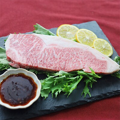 【毎月定期便】A4,A5等級 黒毛和牛霜降りロース ステーキ2枚セット 《味噌&醤油食べ比べ》全6回