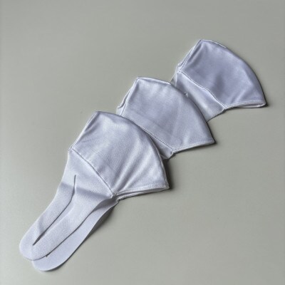 紳士スポーツマスク(伸縮素材使用の日本製マスク) 紳士用ホワイト×3枚セット