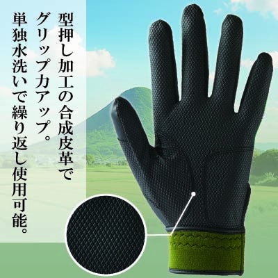【産官学共同事業】野球手袋～Kagawa Style～【SHIRAYAMA～讃岐の7富士～Lサイズ】