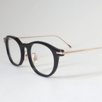 セルロイド/チタン アシンメトリー眼鏡 ブルーライトカット PADMA IMAGE GYNAND1